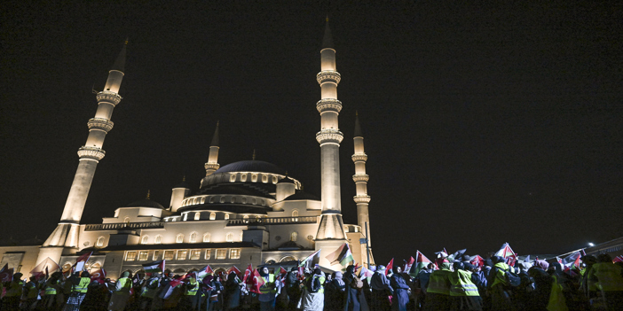 Ankara'da Gazze'de hayatını kaybeden çocuklar için yürüyüş düzenlendi