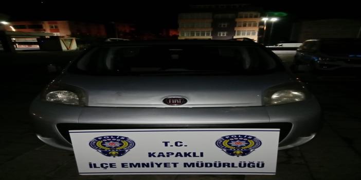 Firari hükümlü çaldığı otomobille yakalandı