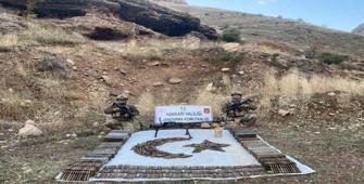 Hakkari'de terör operasyonunda silah ve mühimmat ele geçirildi