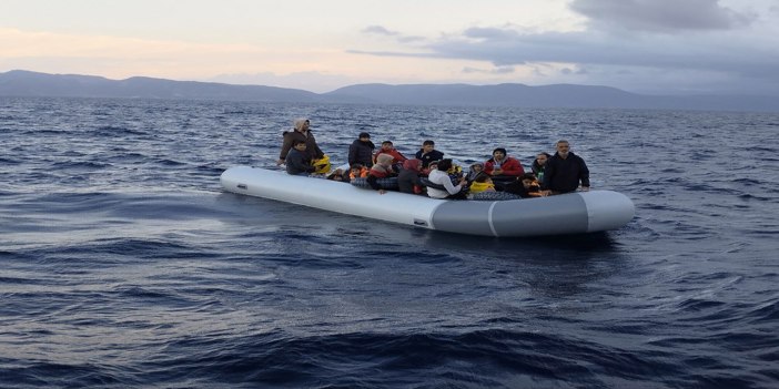 İzmir açıklarında 40 düzensiz göçmen kurtarıldı