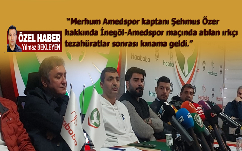 Amedspor'dan TFF'ye Şehmus Özer çağrısı