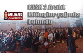 KESK’ten bütçe mitingi