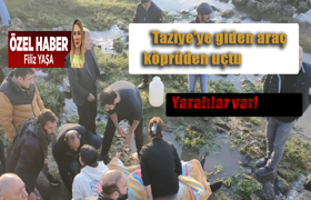 Taziye yolunda kaza: yaralılar var!