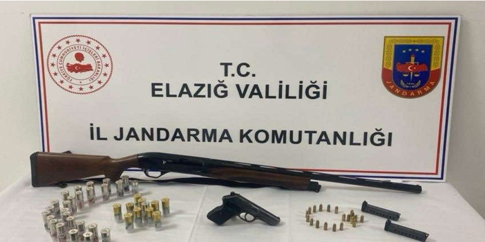 Elazığ'da silah kaçakçılığı operasyonunda 3 şüpheli yakalandı