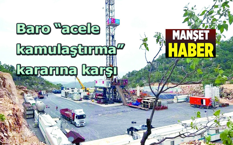 Petrol aramasına baro bariyeri