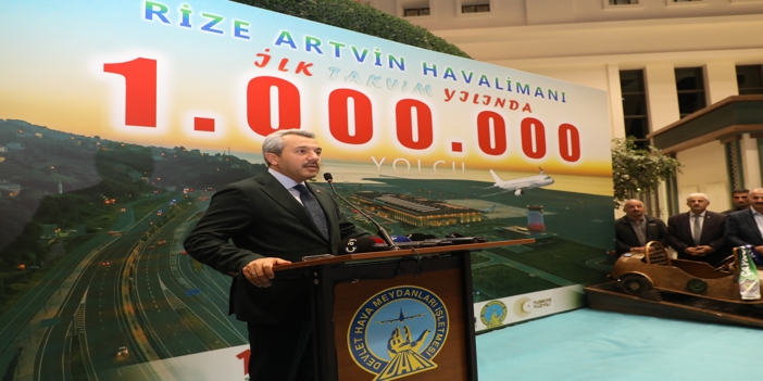 Rize-Artvin Havalimanı'nda yolcu sayısı 1 milyonu aştı