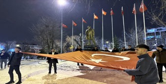 Ardahan'da terör örgütü PKK'ya tepki