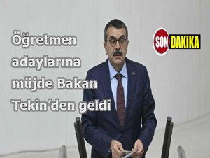 Atama bekleyen öğretmenlere müjde Bakan Tekin'den geldi