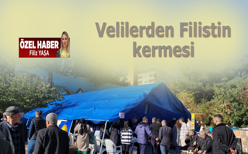 Filistin yararına ilkokulda kermes 