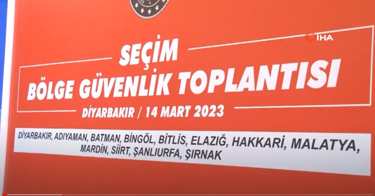 (Video) Diyarbakır'da bölge seçim güvenliği masaya yatırıldı