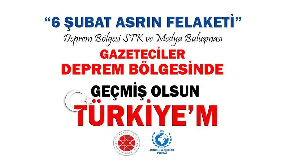 Gazeteciler ve STK Temsilcileri Deprem Bölgesinde