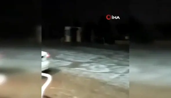 (Video) Gaziantep ve Kilis’te sağanak ve dolu etkili oldu