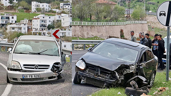 Eğil yolunda kaza