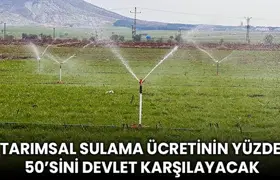 Tarımsal sulama çığır açıyoruz!