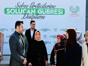 Gübre solucan çiftçiye destek