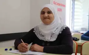 Rabia teyzenin okuma azmi