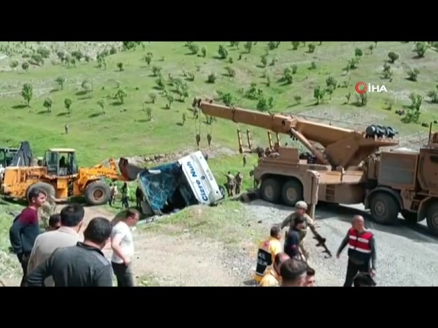 (Video) 2 askerin şehit olduğu kazada aracın sürücüsü tutuklandı