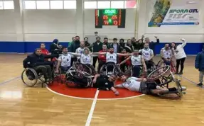 Amedspor tekerlekli sandalye basketbol takımı 1. Lig'de