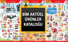 BİM Aktüel Ürün Kataloğu 26 Mayıs, BİM Aktüel Ürün Kataloğunda katlanabilir elektrikli bisiklet, piknik, havuz malzemeleri BİM Aktüel kataloğunda