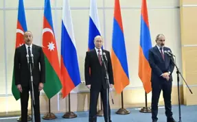 Putin, Aliyev ve Paşinyan, Moskova'da Azerbaycan-Ermenistan ihtilafını görüştü