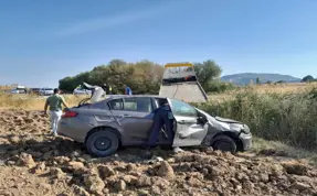 Adıyaman’da devrilen otomobilin sürücüsü öldü