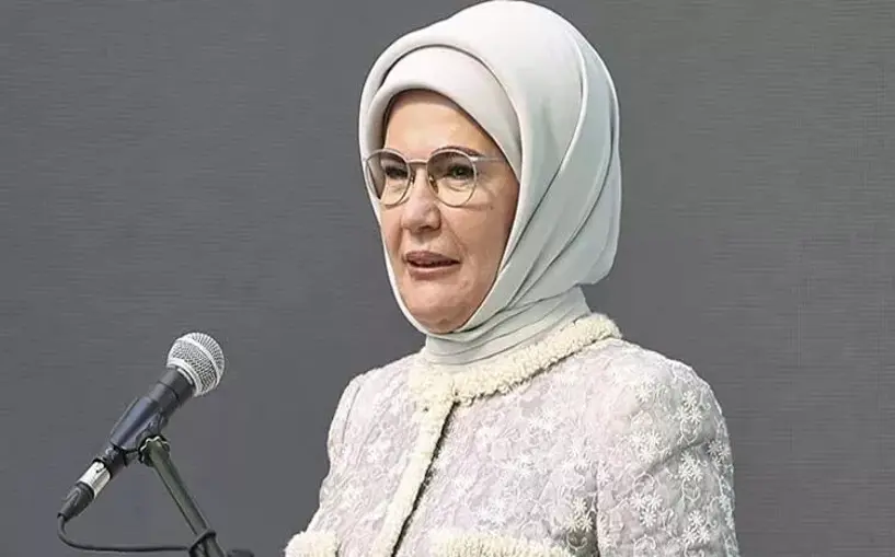 Emine Erdoğan'dan Samsun Canik Belediyesine tebrik