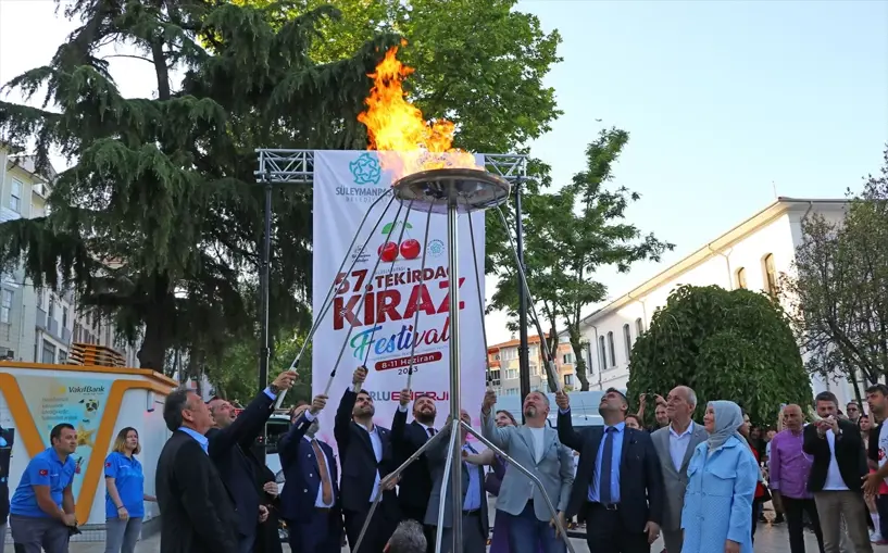 57. Uluslararası Tekirdağ Kiraz Festivali sona erdi