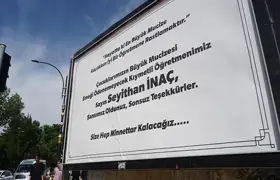 Velilerden öğretmene billboardlı teşekkür