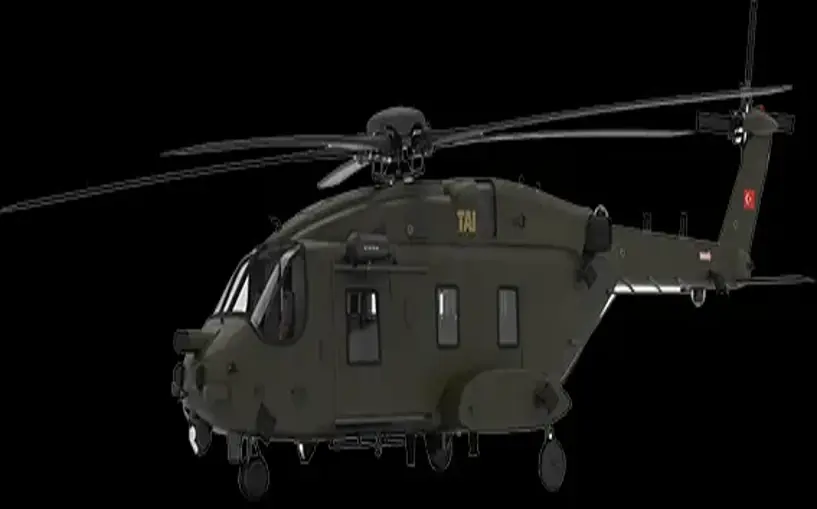 Türkiye'nin yeni helikopteri T925 ilk kez vitrine çıktı