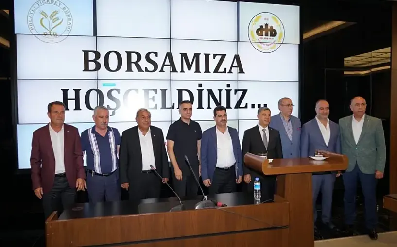 Diyarbakır Ticaret Borsası’ndan Polatlı'ya kardeşlik ziyareti