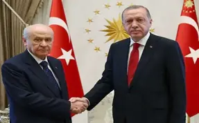 Cumhurbaşkanı Erdoğan ile Bahçeli görüştü