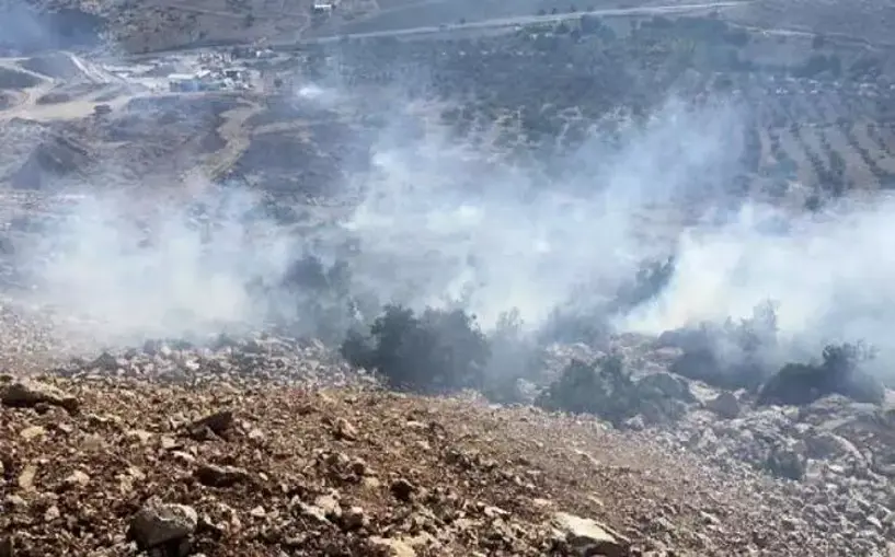 Kilis'te makilik alanda çıkan yangın söndürüldü