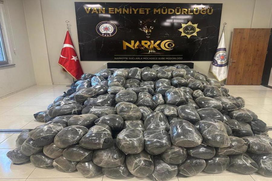 Van'da geçen hafta 2 ton 90 kilogram uyuşturucu ele geçirildi