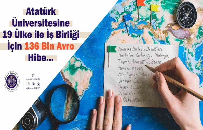 Atatürk Üniversitesine 136 bin avro hibe