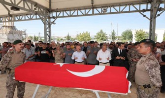 Hayatını kaybeden polis memuru için tören düzenlendi