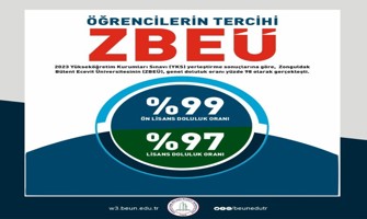 Öğrencilerin tercihi ZBEÜ’den yana oldu