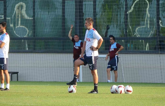 Trabzonspor, Çaykur Rizespor maçı hazırlıklarını sürdürdü