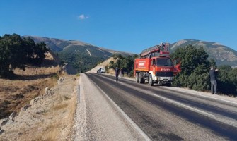 Tokat’ta faciadan dönüldü, alevler ormana sıçramadan söndürüldü