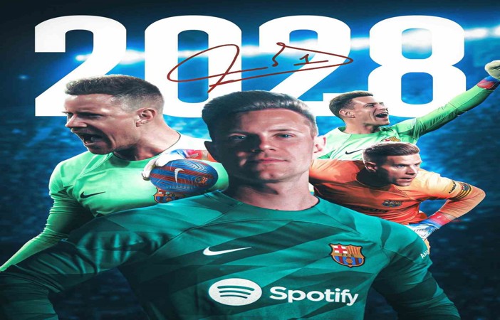 Barcelona, Marc-Andre ter Stegen’in sözleşmesini 2028 yılına uzattı