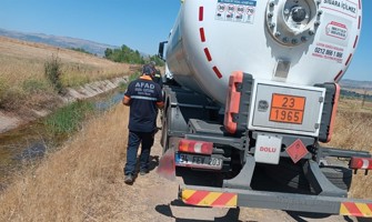 Bingöl’de akaryakıt tankerindeki gaz sızıntısı ekipleri harekete geçirdi