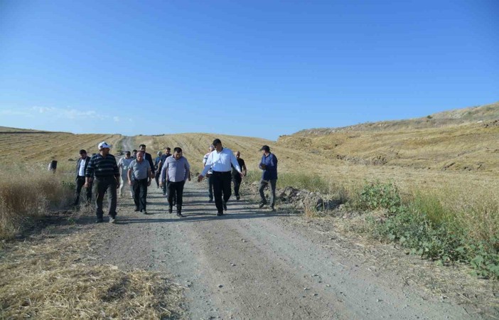 Kahramankazan Belediye Başkanı Oğuz, hafriyat döküm sahalarını gezdi