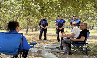 Vatandaşların huzuru ve güvenliği için devriye atıyorlar