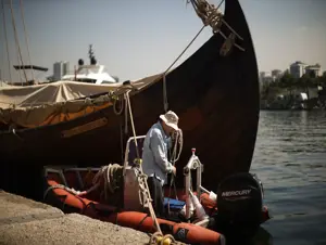 Viking yelkenlisi İstanbul'da Viking hayranları için hazırlanıyor