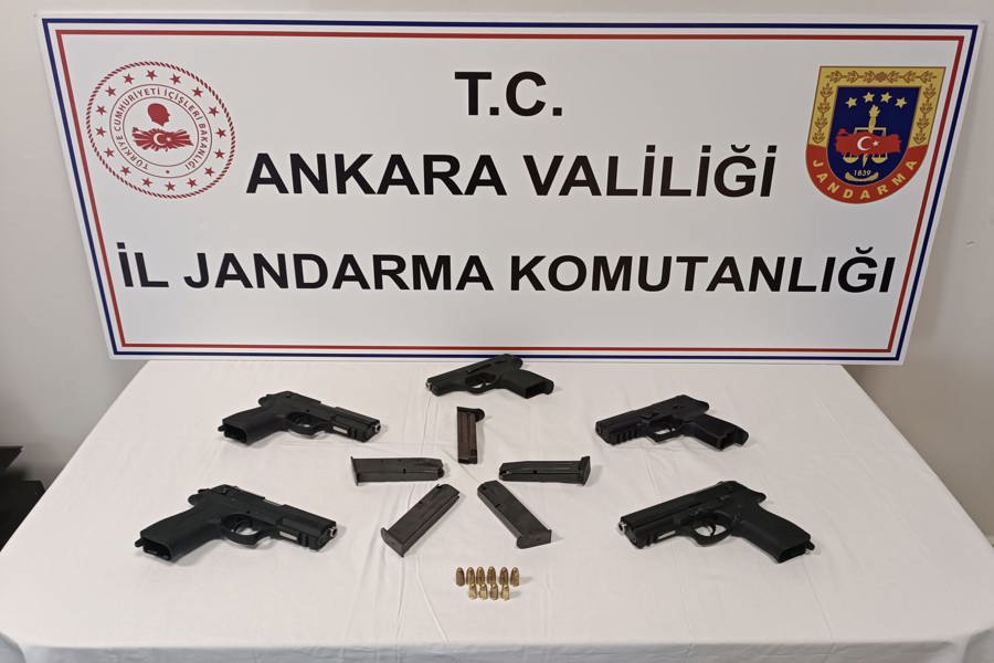 Ankara'da silah kaçakçılığı operasyonu