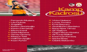 Galatasaray’ın kamp kadrosu açıklandı, o isimler yok!