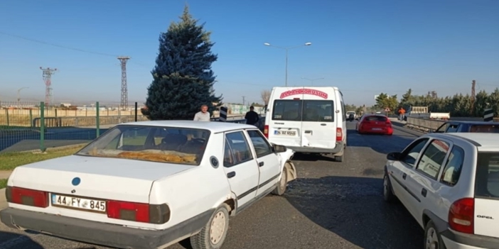 Malatya'da zincirleme trafik kazası