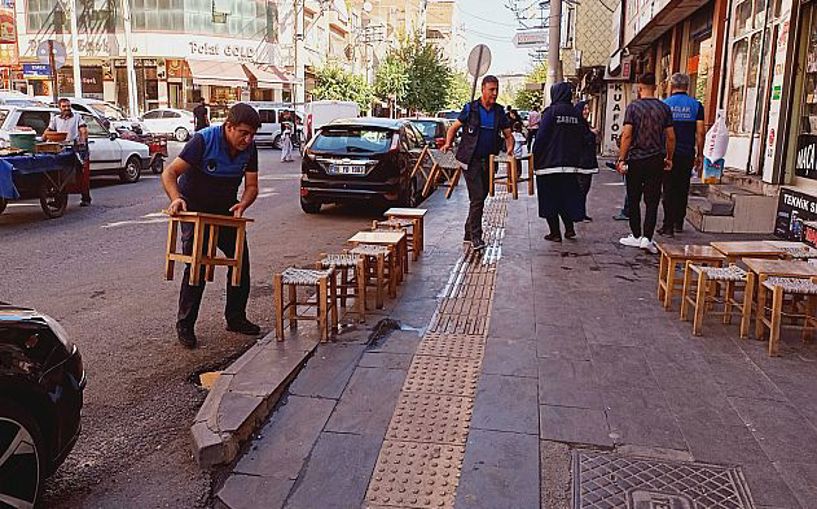 Bağlar’da kaldırım işgallerine karşı denetim seferberliği