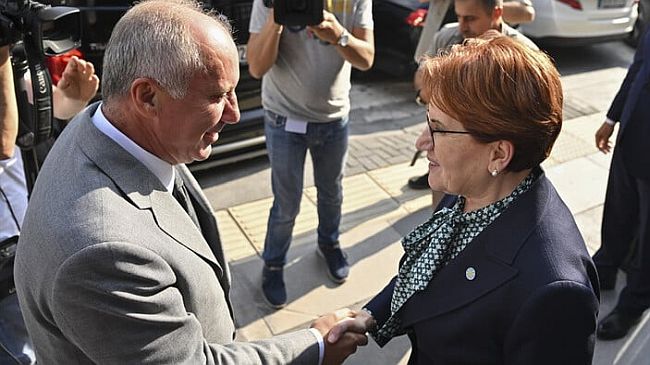 (Video) Muharrem İnce, Meral Akşener'i ziyaret etti