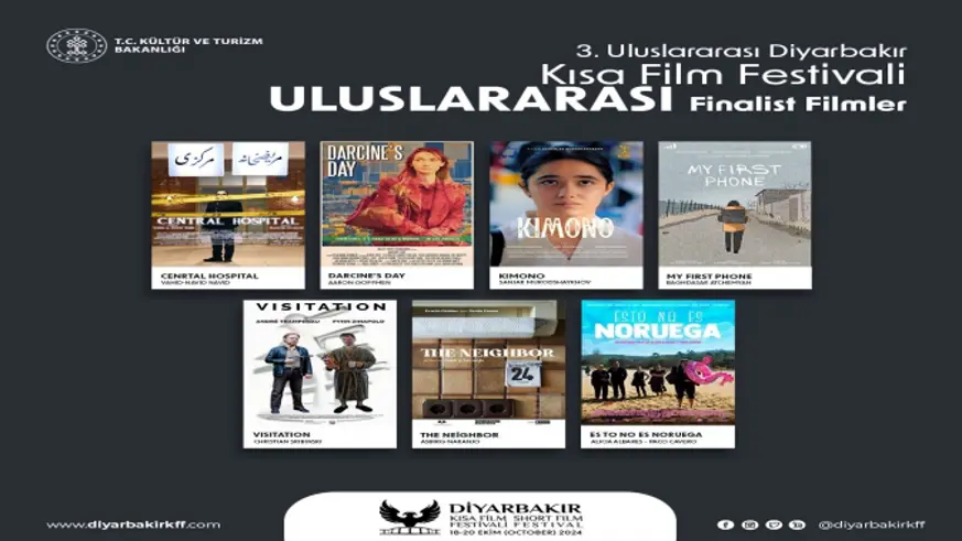 3. Uluslararası Diyarbakır Kısa Film Festivali, 18-20 Ekim'de yapılacak