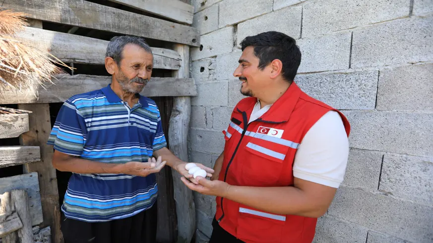 Türk Kızılay’dan depremden etkilenen 2 bin 797 çiftçiye 70,8 milyon destek